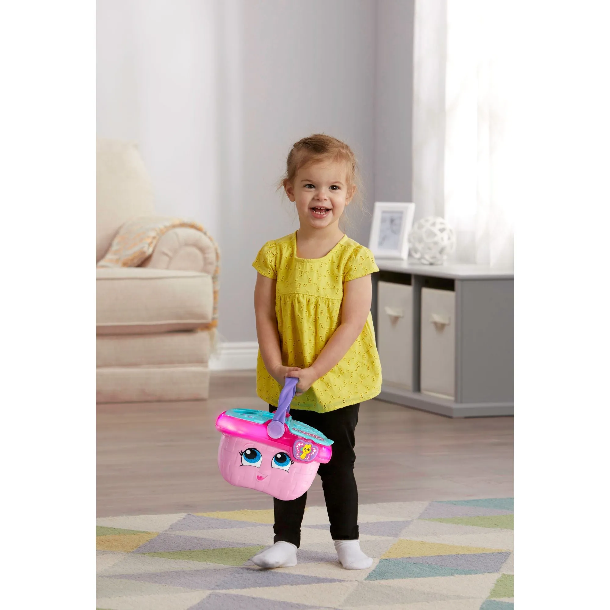 LeapFrog Shapes & Sharing Picnic Basket Pink
