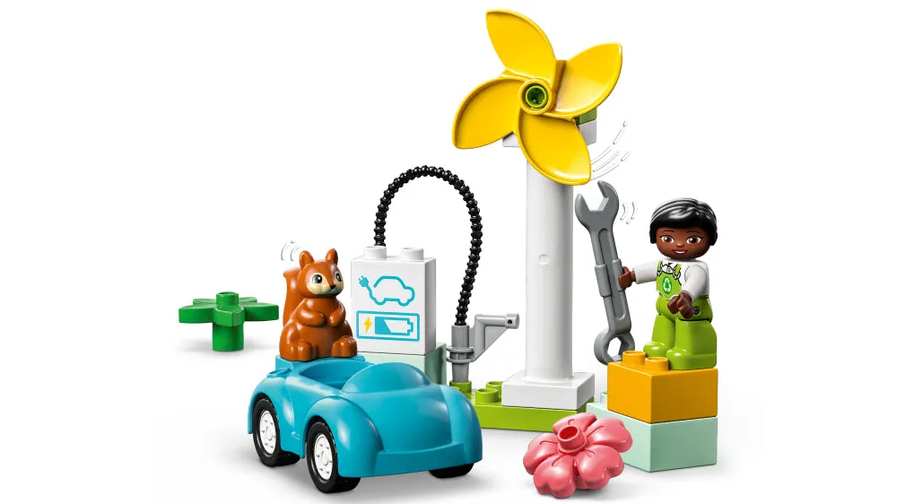 LEGO 10985 DUPLO Wind Turbine And Electric Car