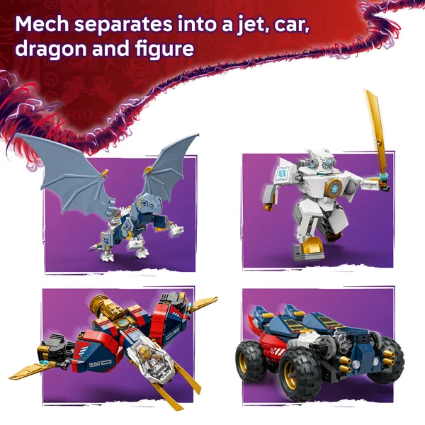 LEGO 71834 NINJAGO Zane's Ultra Combiner Mech