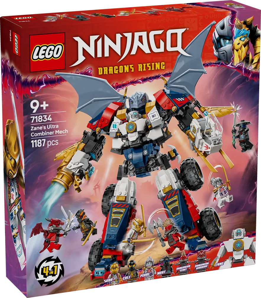 LEGO 71834 NINJAGO Zane's Ultra Combiner Mech