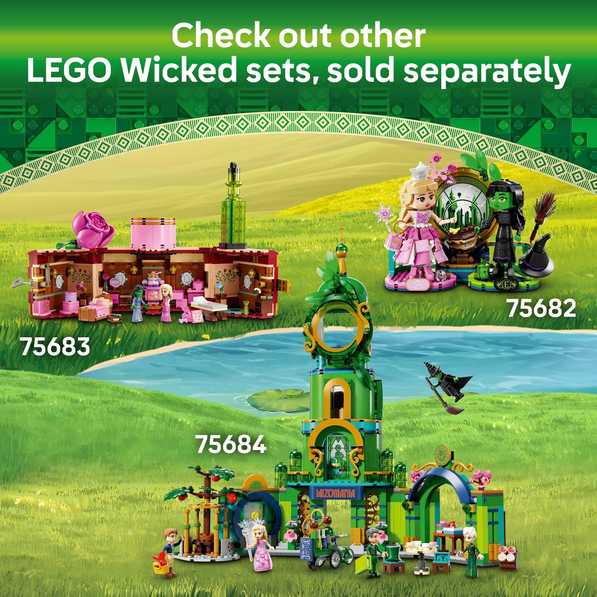 LEGO 75681 Wicked Glinda, Elphaba & Nessarose at Shiz University