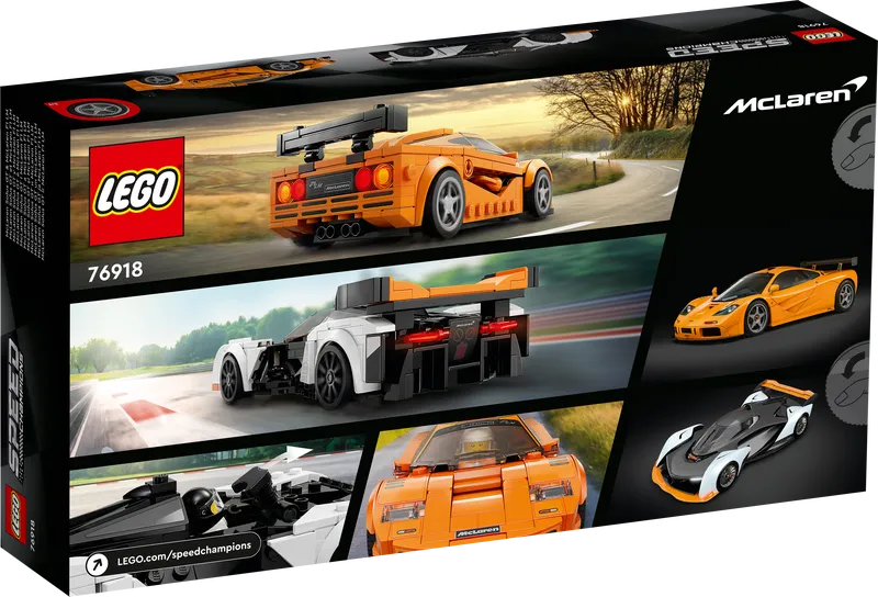 LEGO 76918 Speed Champions Mclaren Solus GT And Mclaren F1 Lm