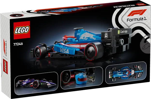 LEGO 77246 Speed Champions Visa Cash App RB VCARB 01 F1 Race Car