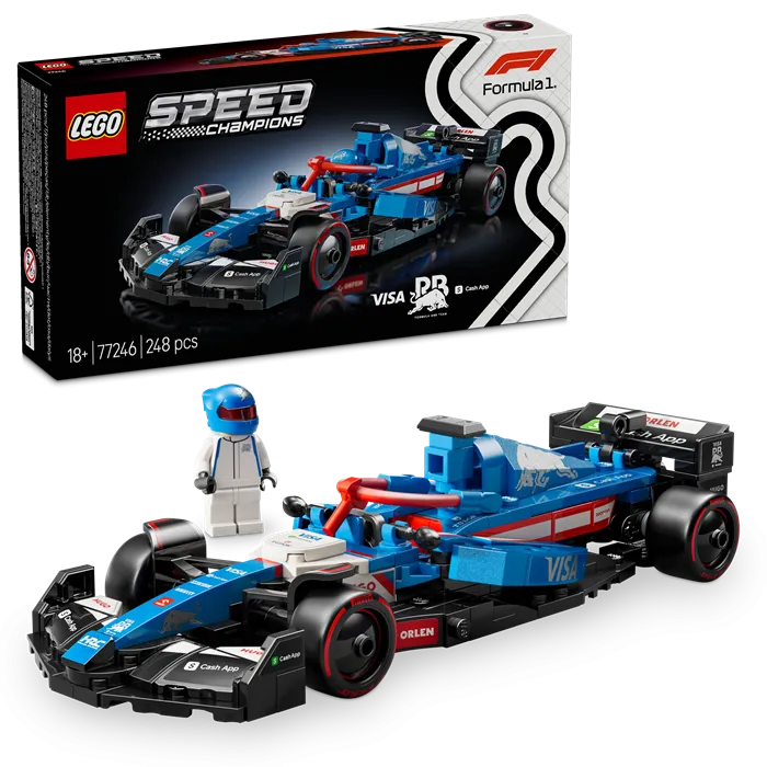 LEGO 77246 Speed Champions Visa Cash App RB VCARB 01 F1 Race Car