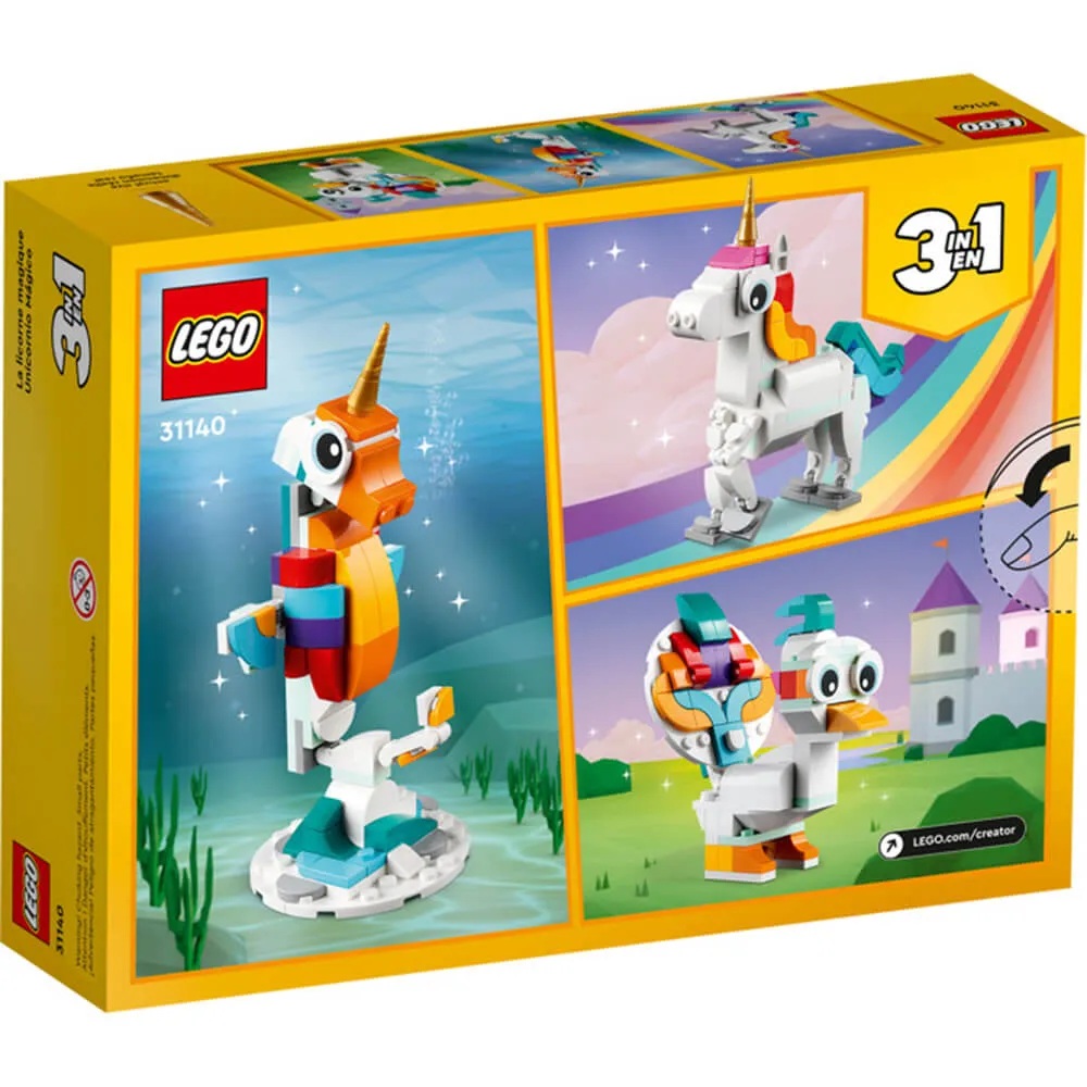 LEGO® LEGO Creator Magical Unicorn 145 Piece Building Set (31140)