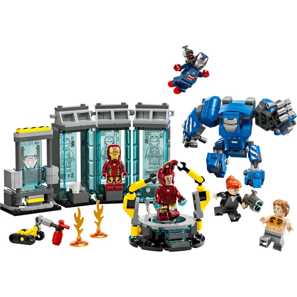 LEGO® Marvel Iron Man’s Laboratory: Hall of Armor 384 Piece Building Kit (76315)