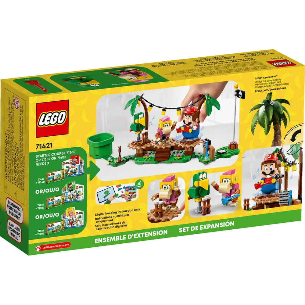 LEGO® Super Mario™ Dixie Kong’s Jungle Jam Expansion Set 71421 Building Toy Set (174 Pieces)