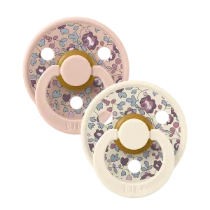 Liberty Round Pacifier Dummies Size 1 (Birth-6 Months) - 2pk