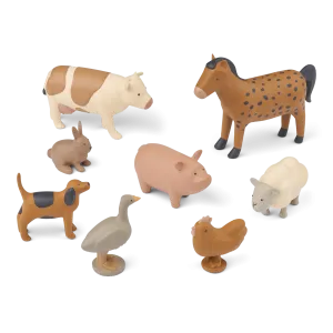 Liewood Cole Farm Animal 8-Pack
