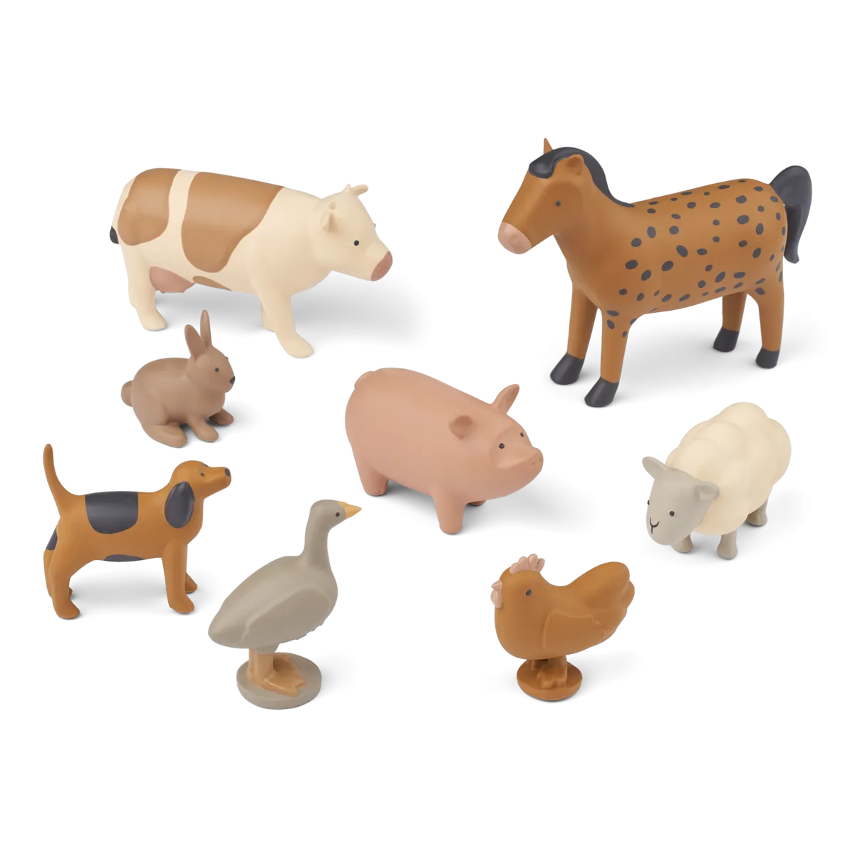Liewood Cole Farm Animal 8-Pack