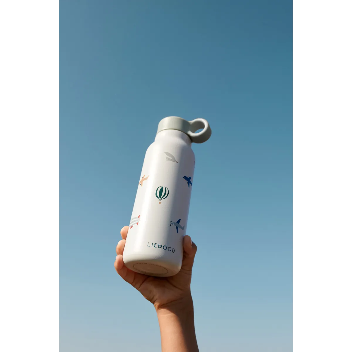 Liewood Falk Water Bottle 350ml | Aviator Ecru