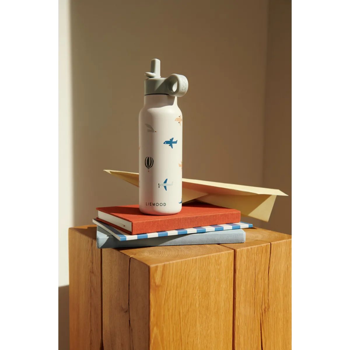 Liewood Falk Water Bottle 350ml | Aviator Ecru