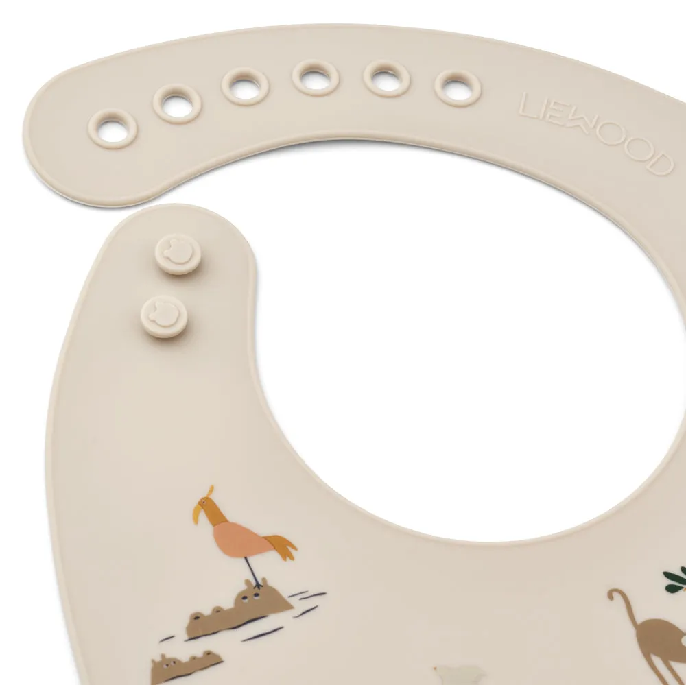 Liewood Tilda Silicone Bib - 2 Pack - All Together