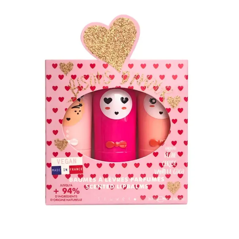 Lipbalm Gift Set TRIO | Kiss of Love
