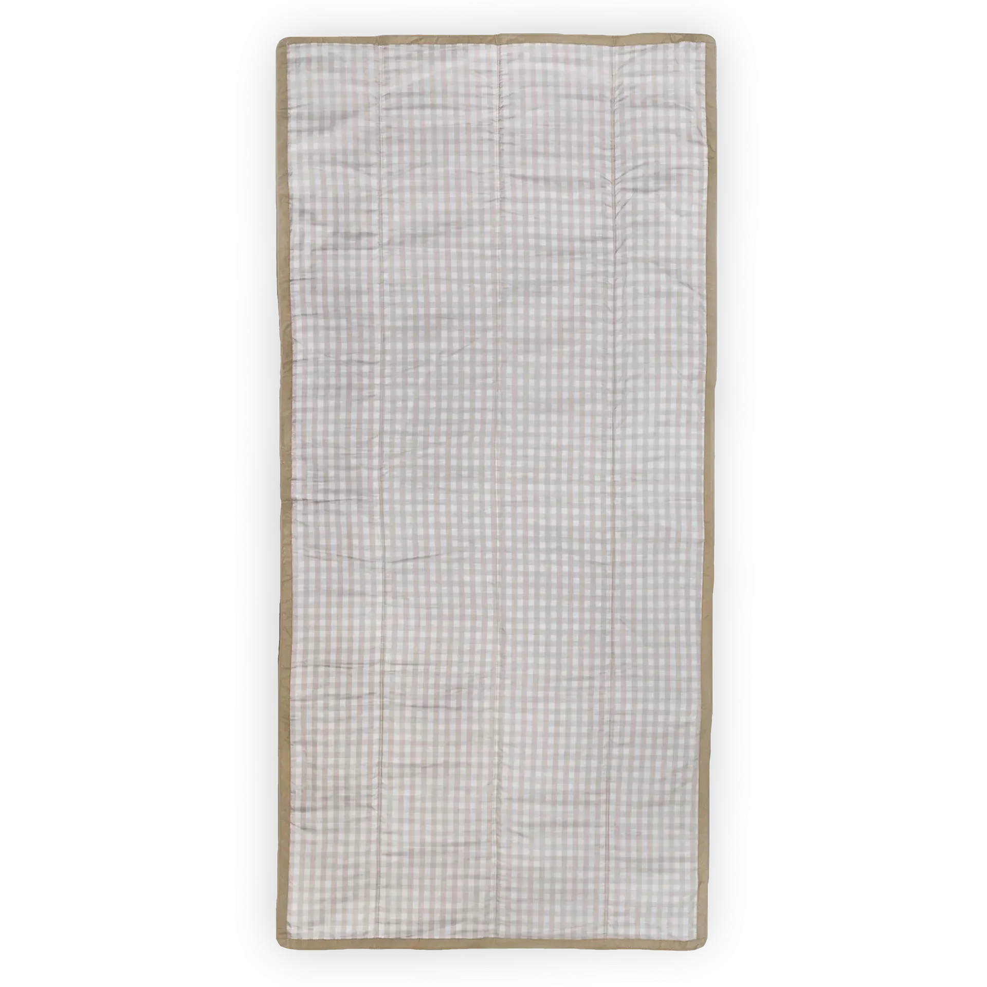 Little Unicorn Outdoor Blanket | Beige Buffalo Check 5 x 10