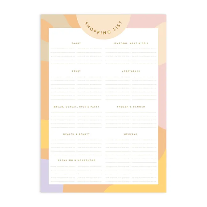 Magnet Notepad | Shopping List A5 | Helios