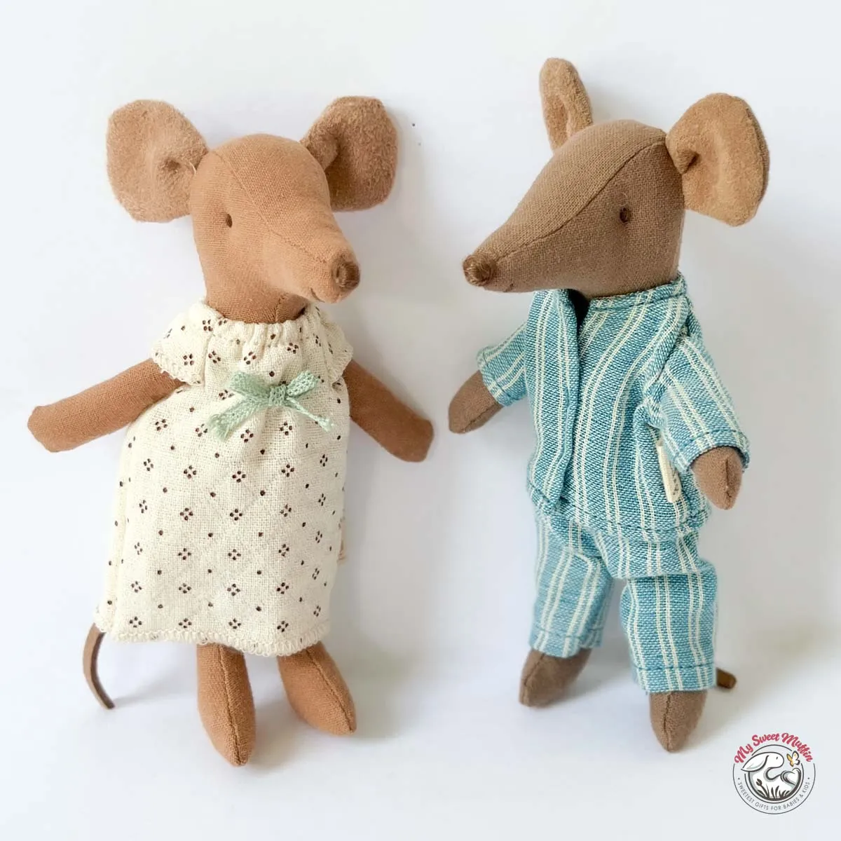 Maileg Big Brother Mouse in a Box, Pajama
