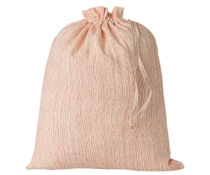 Maileg Fabric Bag Large Stripes Off White/Red SS2025 NEW ARRIVAL