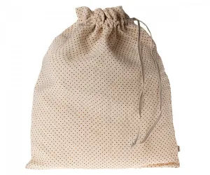 Maileg Fabric Bag Small Brown Dots 2024 NEW ARRIVAL