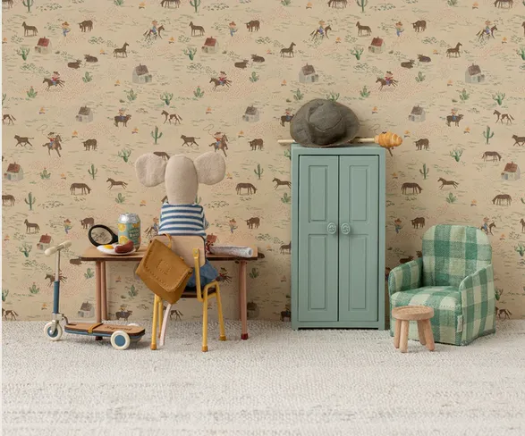 Maileg Furniture MOUSE - Chair Yellow