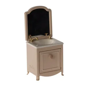 Maileg Furniture MOUSE - Sink with Mirror - Powder