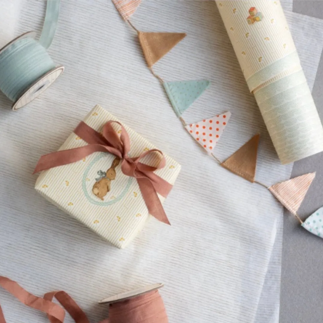 Maileg Gift Wrap Roll | Bunnies   Teddies 10m