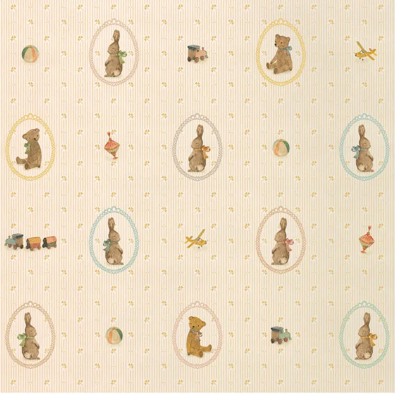 Maileg Gift Wrap Roll | Bunnies   Teddies 10m