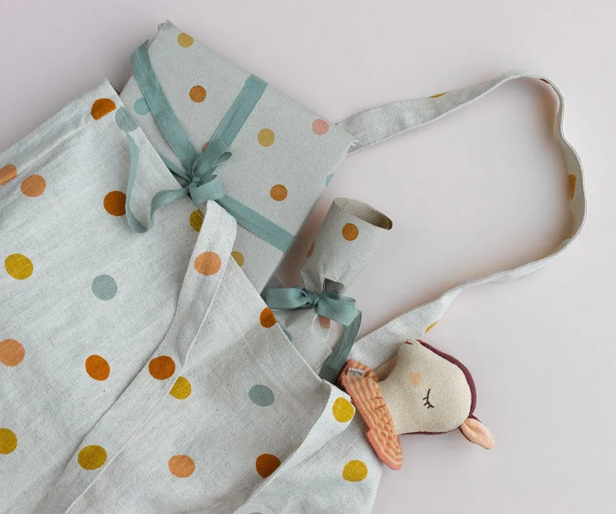 Maileg Gift Wrap Roll | Multi Dots 10m