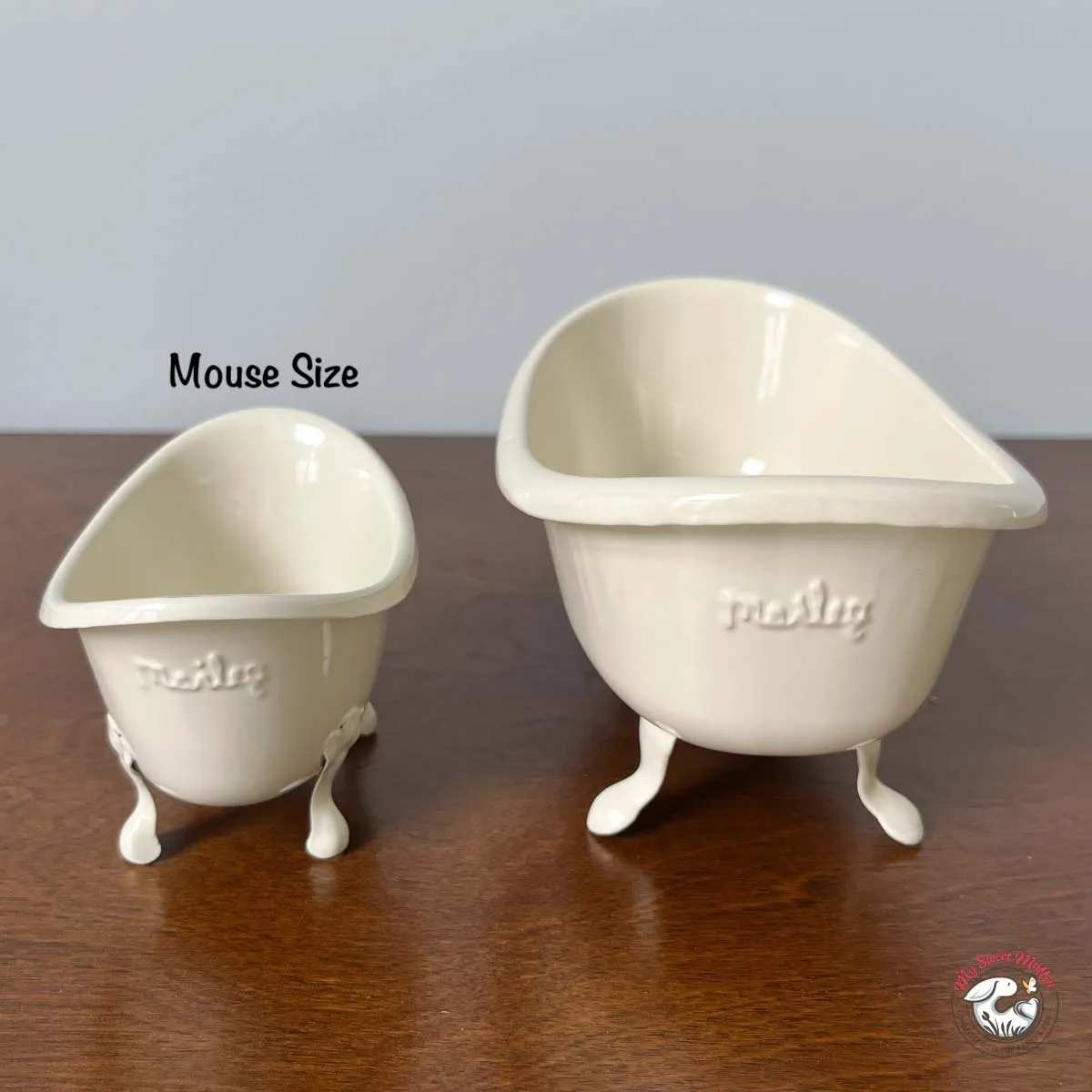 Maileg Miniature Doll House Bathtub