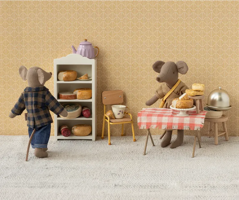 Maileg Mouse Clothing | Brown Checked Shirt and Pants | Dad