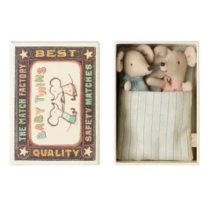 Maileg Mouse in Box | Baby Twin Mice 2025
