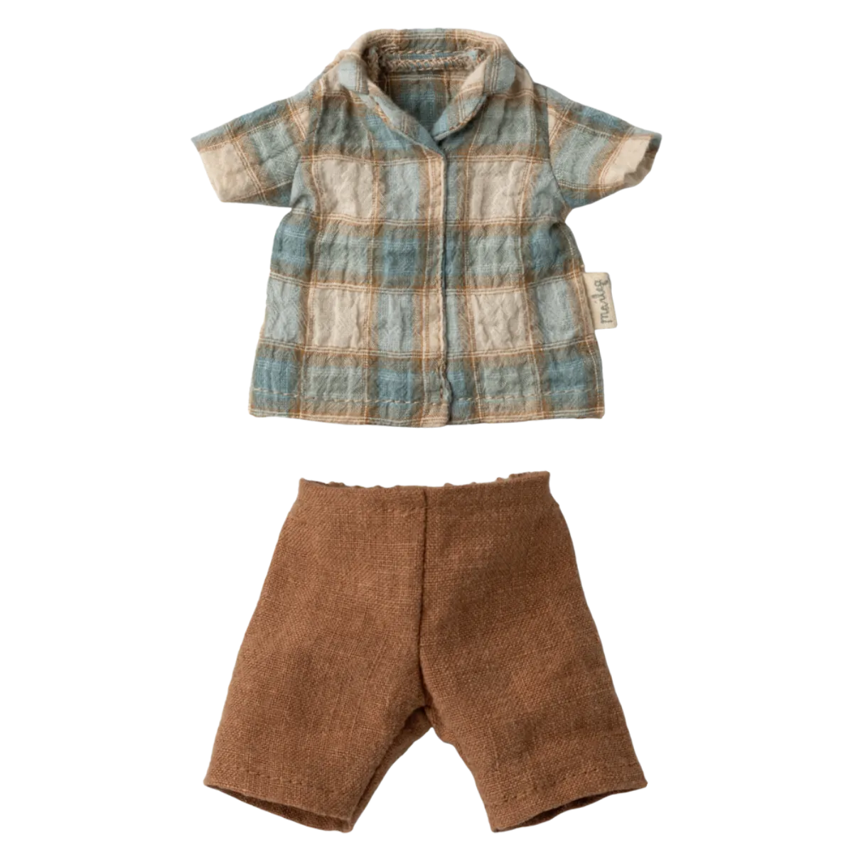 Maileg Rabbit in Checker Shirt, Size 2