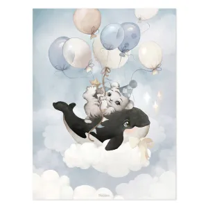 MARKET DAY - Selene | Cheetah   Orca Art Print