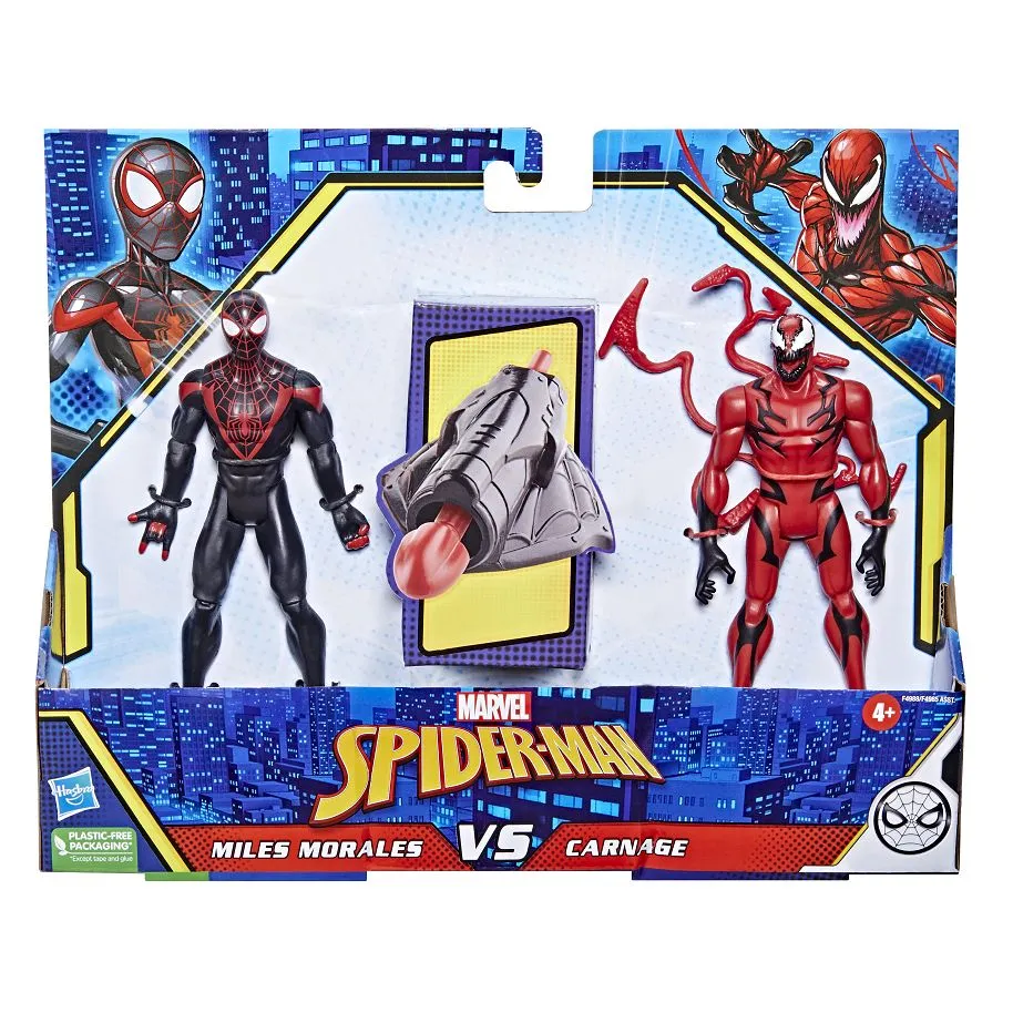 Marvel Spider-Man 6Inch(15cm) Figures Battle Pack Miles Morales Vs Carnage