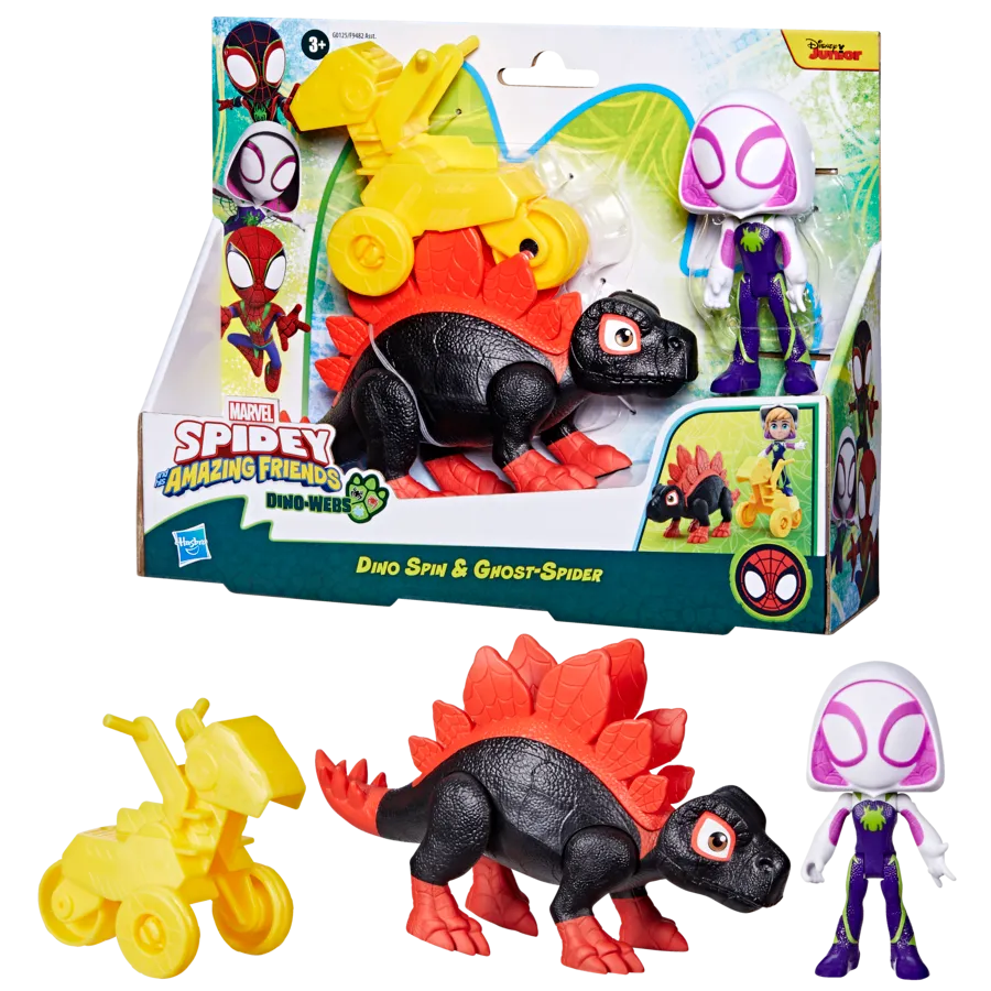 Marvel Spidey And Friends Dino Spin & Ghost-Spider