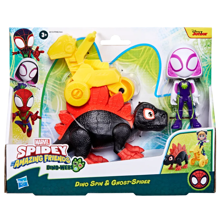 Marvel Spidey And Friends Dino Spin & Ghost-Spider