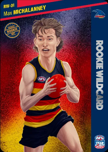 Max Michalanney, Rookie Wildcard, 2024 Teamcoach AFL