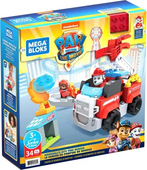 Mega Bloks Paw Patrol The Movie: Marshall’s City Fire Rescue Set