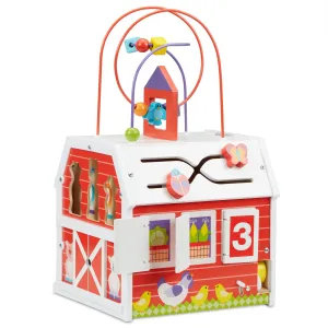 Melissa & Doug First Play Slide, Sort & Roll Activity Barn