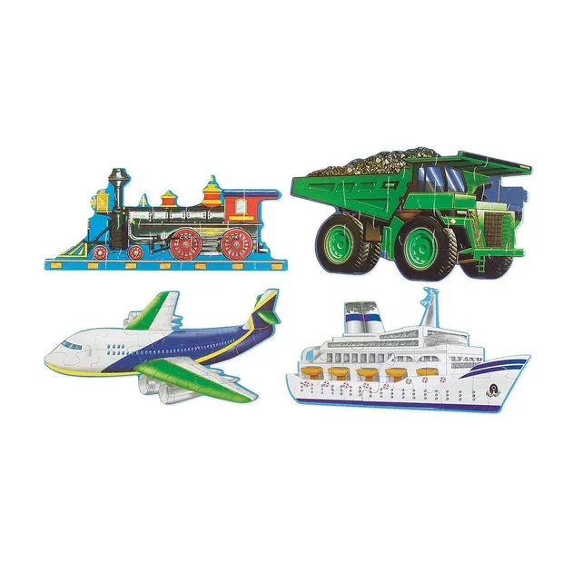 Melissa & Doug Going Places 4X 12 Piece Floor Puzzle