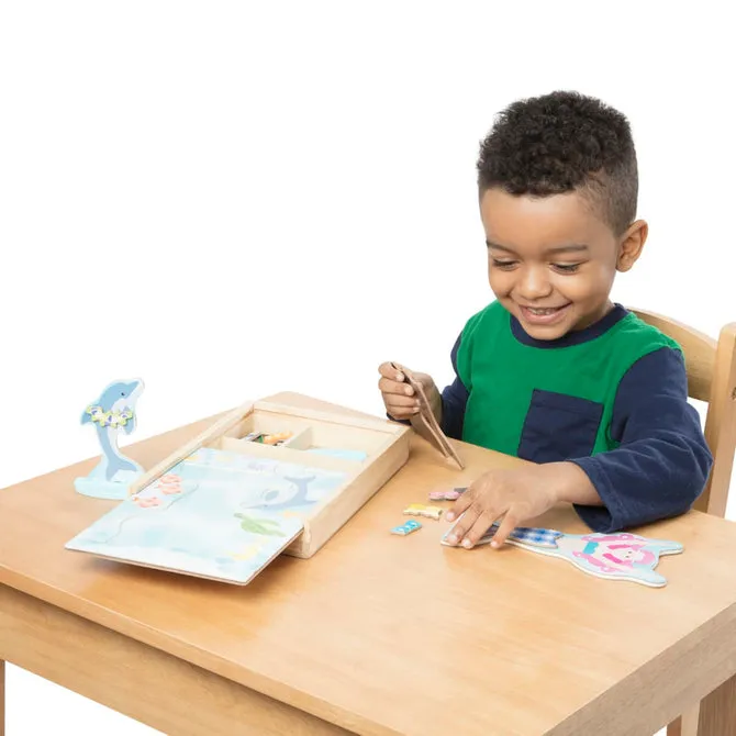Melissa & Doug Mermaid Magnetic Dress-Up Play Set
