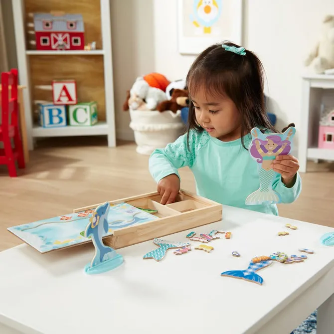 Melissa & Doug Mermaid Magnetic Dress-Up Play Set