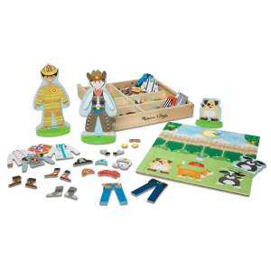 Melissa & Doug Occupations Magnetic Pretend Play Set