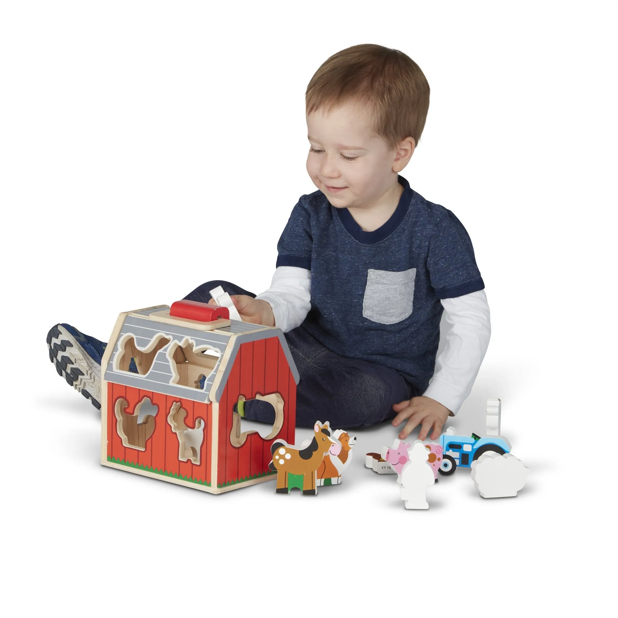 Melissa & Doug Take Along Sorting Barn