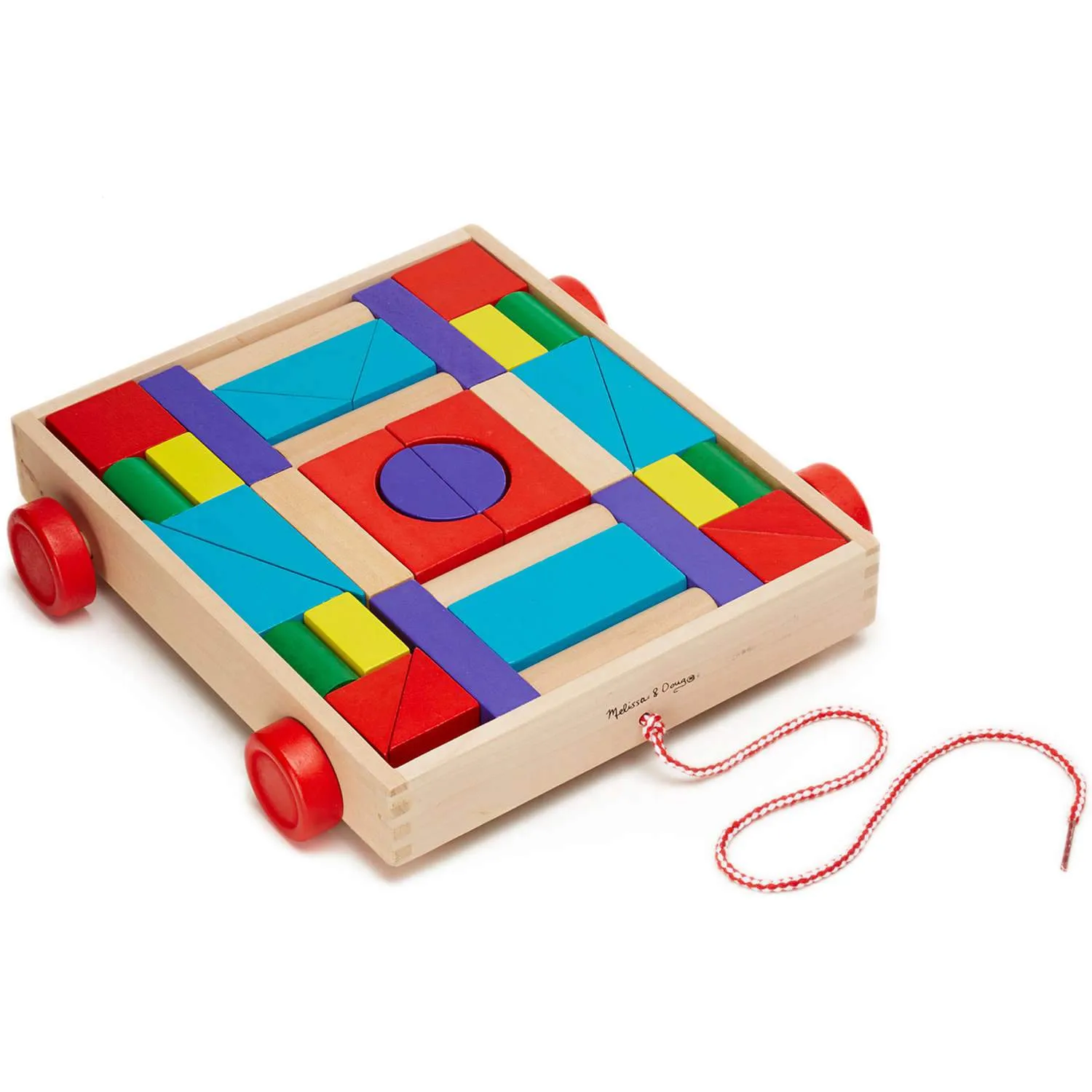Melissa & Doug Unit Blocks on Wheels