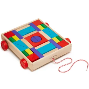 Melissa & Doug Unit Blocks on Wheels