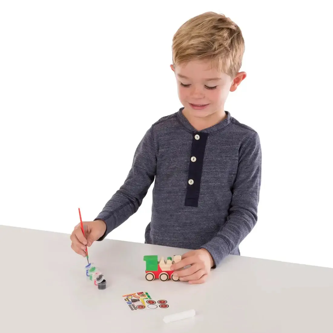 Melissa and Doug Created by Me! Train Wooden Craft Kit