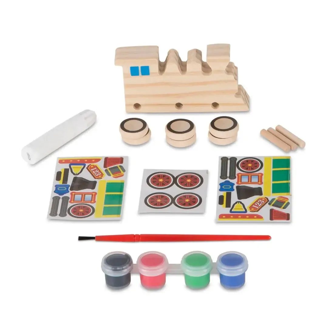 Melissa and Doug Created by Me! Train Wooden Craft Kit