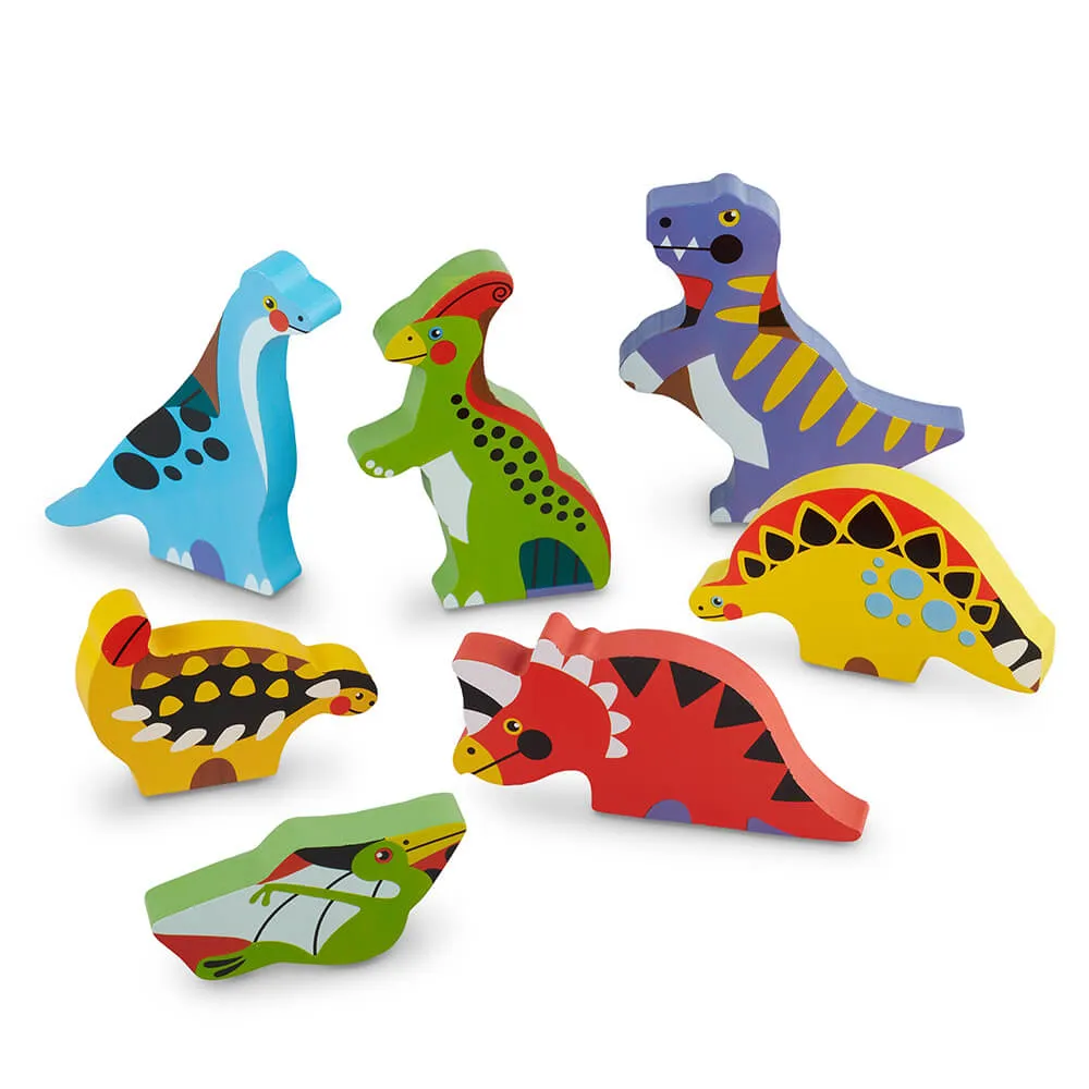 Melissa and Doug Dinosaurs 7 Piece Chunky Puzzle