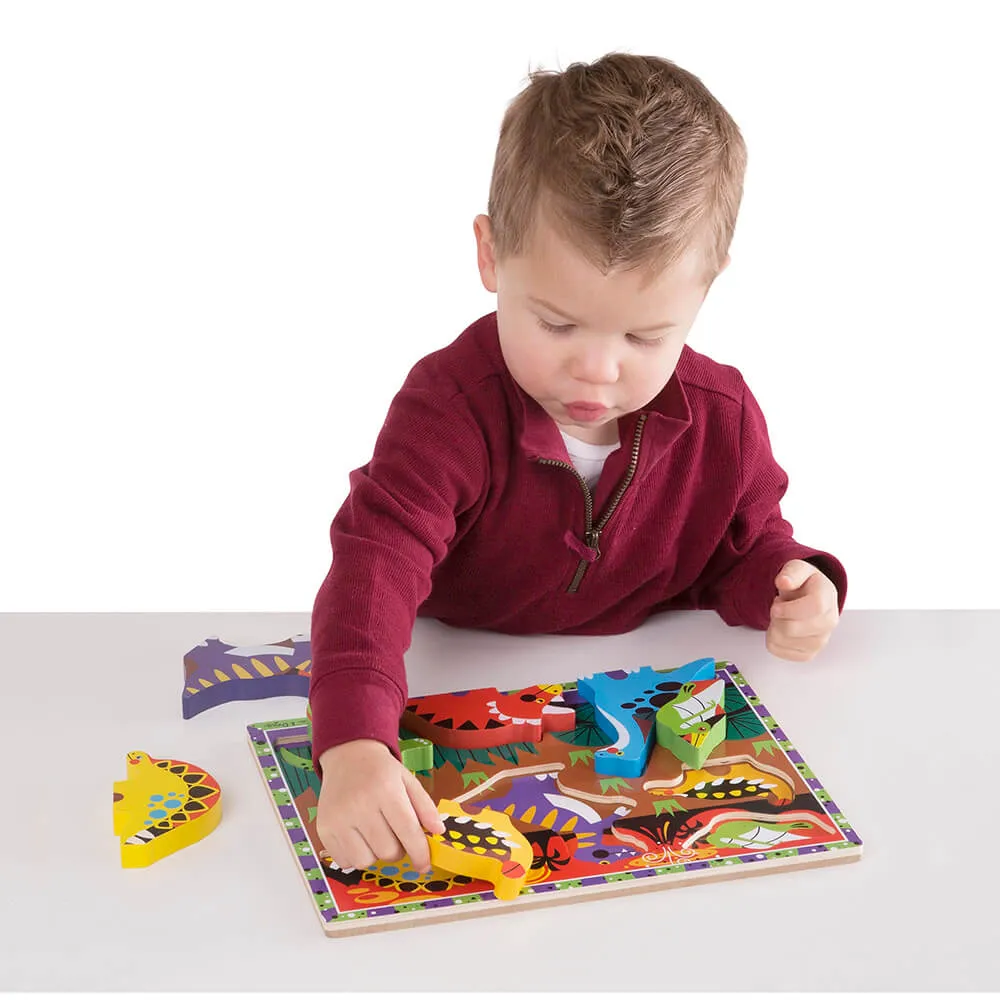 Melissa and Doug Dinosaurs 7 Piece Chunky Puzzle